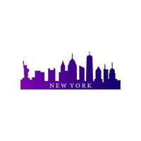 Skyline von New York illustriert vektor