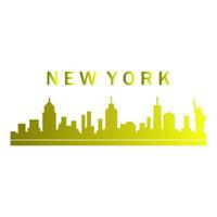 Skyline von New York illustriert vektor