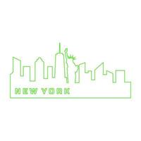 Skyline von New York illustriert vektor