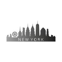 Skyline von New York illustriert vektor