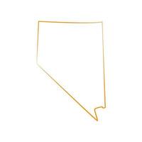 Nevada-Karte illustriert vektor