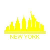 New Yorks skyline illustrerad vektor