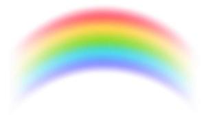 regnbågsikonen isolerad på vit bakgrund vektor