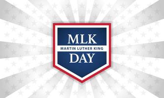 Martin-Luther-King-Day-Banner-Layout-Design, Vektorillustration vektor