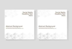 minimalistisches design social media post banner, vektor eps 10
