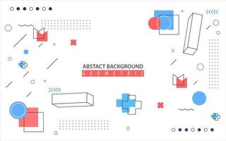 abstrakter geometrischer Hintergrund, mit einfachen und super hellen Farben, Vektorillustration eps 10 vektor