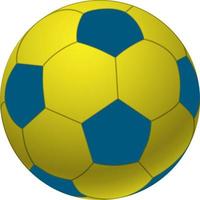 fotboll. fotboll boll ikon. vektor