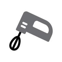 Abbildung Vektorgrafik Handmixer-Symbol vektor