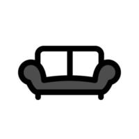 Abbildung Vektorgrafik Sofa-Symbol vektor