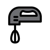 Abbildung Vektorgrafik Handmixer-Symbol vektor