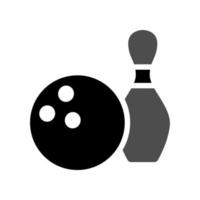 Abbildung Vektorgrafik Bowling-Symbol vektor