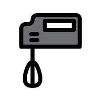 Abbildung Vektorgrafik Handmixer-Symbol vektor