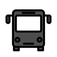 illustration vektorgrafik av bussikonen vektor