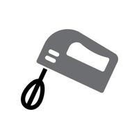 Abbildung Vektorgrafik Handmixer-Symbol vektor