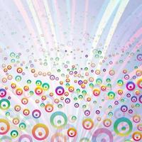 abstrakt färgglada bubblor bakgrund. vektor. vektor