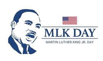 Martin-Luther-King-Day-Banner-Layout-Design, Vektorillustration vektor