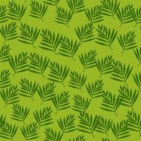 kreative tropische palmblätter nahtloses muster. Dschungelblatttapete. botanischer Blumenhintergrund. exotische Pflanzenkulisse. vektor