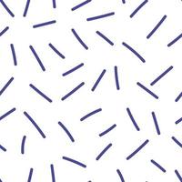 abstrakt konfetti seamless mönster. kreativ klottersymbol oändlig bakgrund. linjer tapeter. vektor