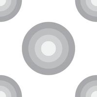 abstrakt ellips sömlösa mönster bakgrundsdesignmall, vit, grå vektor