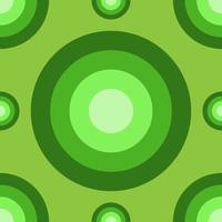 abstrakt ellips sömlösa mönster bakgrundsdesignmall, färgglada gröna vektor
