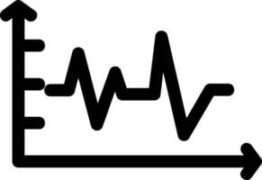 Symbol für Inflationsdiagrammlinie vektor