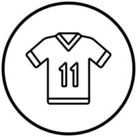 Fußball-Trikot-Icon-Stil vektor