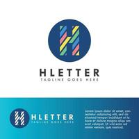 Alphabet h Brief Logo und Icon Design vektor