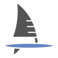 Windsurf-Icon-Stil vektor