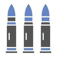 ammunition ikon stil vektor