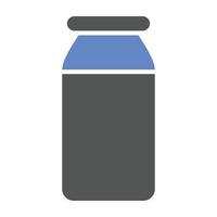 Symbolstil für Milchflaschen vektor