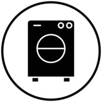 Waschmaschinen-Icon-Stil vektor