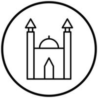 Moschee-Symbol-Stil vektor