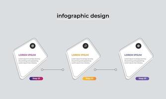 Design der Infografik-Vorlage vektor