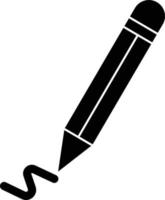 Stiftvektorsymbol, das leicht geändert oder bearbeitet werden kann vektor