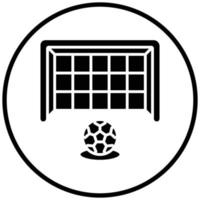 Fußball-Freistoß-Icon-Stil vektor