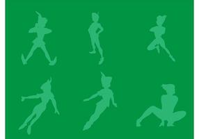 Free Vector Peter Pan Silhouetten