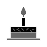 illustration vektorgrafik av födelsedagstårta ikon vektor