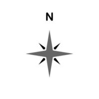 Abbildung Vektorgrafik von Kompass-Icon-Design vektor
