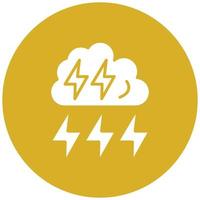 Gewitter-Icon-Stil vektor