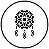 Dreamcatcher-Icon-Stil vektor