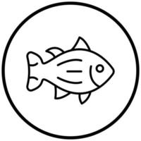 Lachs-Icon-Stil vektor