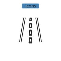 väg ikoner symbol vektorelement för infographic webben vektor