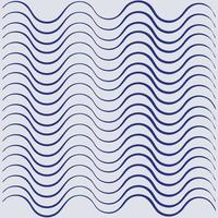 buntes neo-geometrisches plakat. geschweiften Linien auf blauem Hintergrund. abstrakte Welle. Vektor-Illustration. vektor