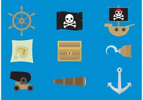 Piraten Vektor Icons