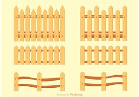 Variation von Picket-Zaun-Vektoren vektor