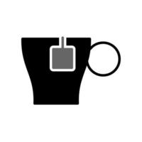 Abbildung Vektorgrafik von Tasse Tee-Icon-Design vektor