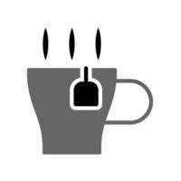 Abbildung Vektorgrafik von Tasse Tee-Icon-Design vektor