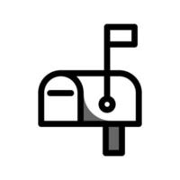 Illustrationsvektorgrafik des Briefkastensymbols vektor