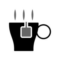 Abbildung Vektorgrafik von Tasse Tee-Icon-Design vektor