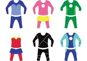 Superhero Kid Costume Vectors